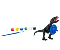 Dino Arte. Pinta a tu dinosaurio favorito y lleva a volar a tu imaginación. ¿Los dinosaurios tienen plumas? Tú lo decides con Dino Arte Mi Alegría. Dinosaurio: Tiranosaurio.*Mi Alegria mexico New