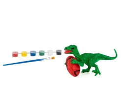 Dino Arte. Pinta a tu dinosaurio favorito y lleva a volar a tu imaginación. ¿Los dinosaurios tienen plumas? Tú lo decides con Dino Arte Mi Alegría. Dinosaurio: Tiranosaurio Rex.*Mi Alegria mexico Discount