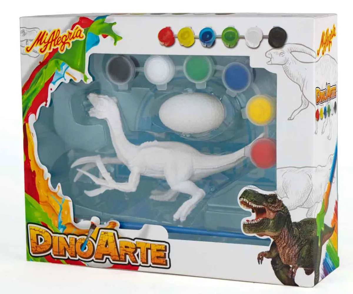 Dino Arte. Pinta a tu dinosaurio favorito y lleva a volar a tu imaginación. ¿Los dinosaurios tienen plumas? Tú lo decides con Dino Arte Mi Alegría. Dinosaurio: Velociraptor*Mi Alegria mexico Discount
