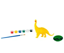 Dino Arte. Pinta a tu dinosaurio favorito y lleva a volar a tu imaginación. ¿Los dinosaurios tienen plumas? Tú lo decides con Dino Arte Mi Alegría. Dinosaurio: Cuello Largo.*Mi Alegria mexico Fashion