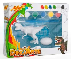 Dino Arte. Pinta a tu dinosaurio favorito y lleva a volar a tu imaginación. ¿Los dinosaurios tienen plumas? Tú lo decides con Dino Arte Mi Alegría. Dinosaurio: Tiranosaurio.*Mi Alegria mexico New
