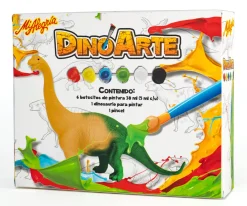Dino Arte. Pinta a tu dinosaurio favorito y lleva a volar a tu imaginación. ¿Los dinosaurios tienen plumas? Tú lo decides con Dino Arte Mi Alegría. Dinosaurio: Tiranosaurio.*Mi Alegria mexico New