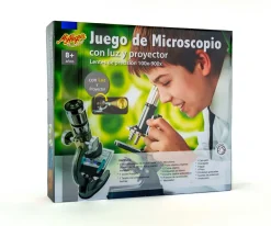 Microscopio Con Luz Y Proyector 100x A 900x - Mi Alegría*Mi Alegria mexico Fashion